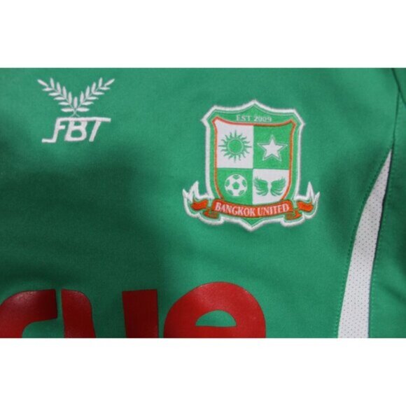 Bangkok United Home Football Club Jersey Shirt Top Large Green  2010 - 2011 FBT - Picture 2 of 7